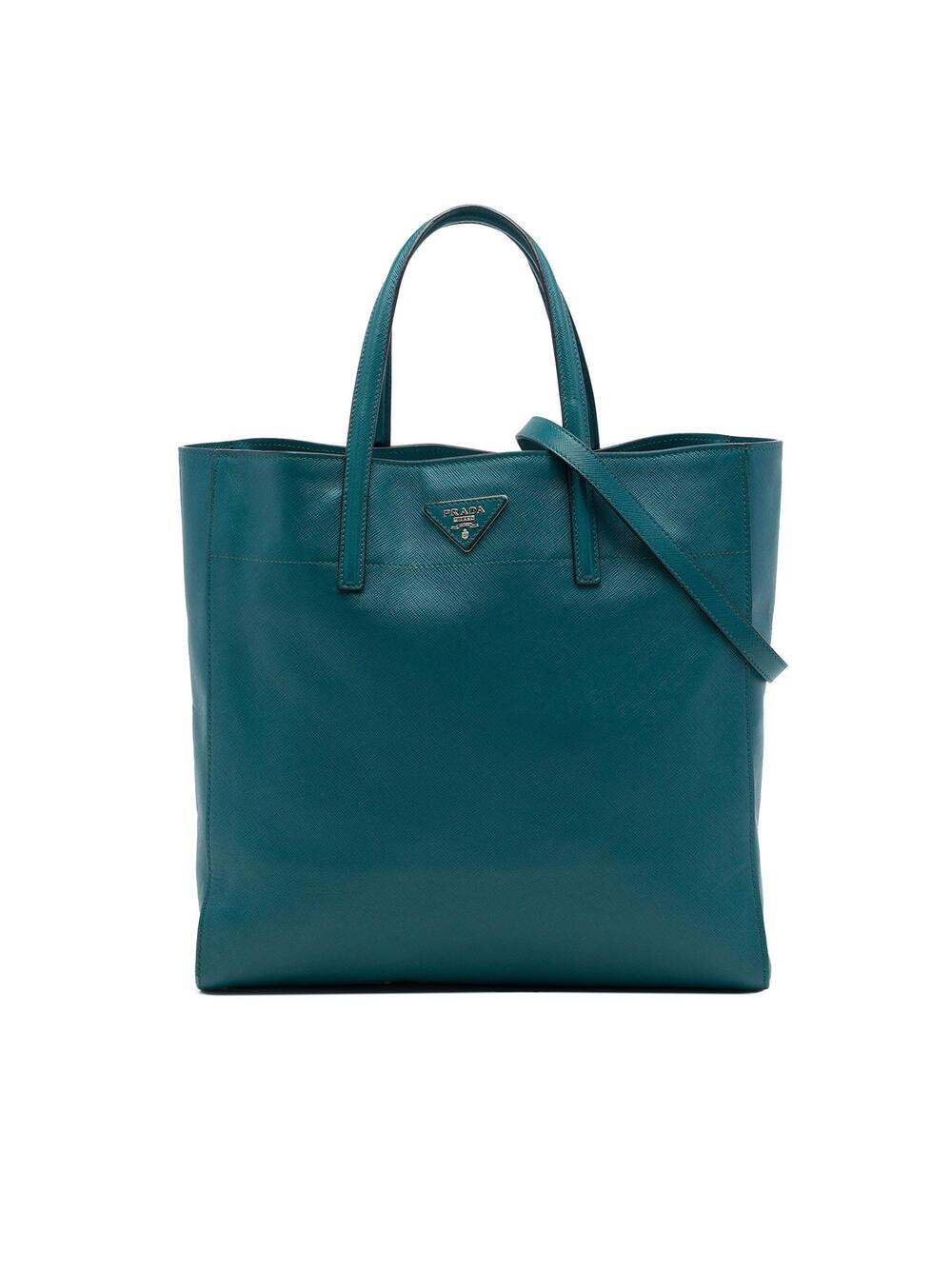 Prada Saffiano Soft Triple Pocket Tote #358187P67B